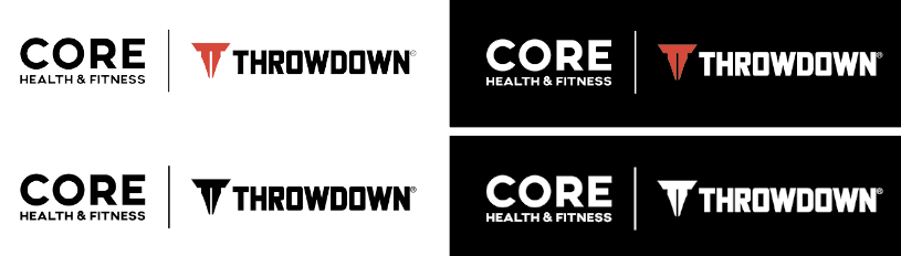 Logotipos do Core Throwdown 2