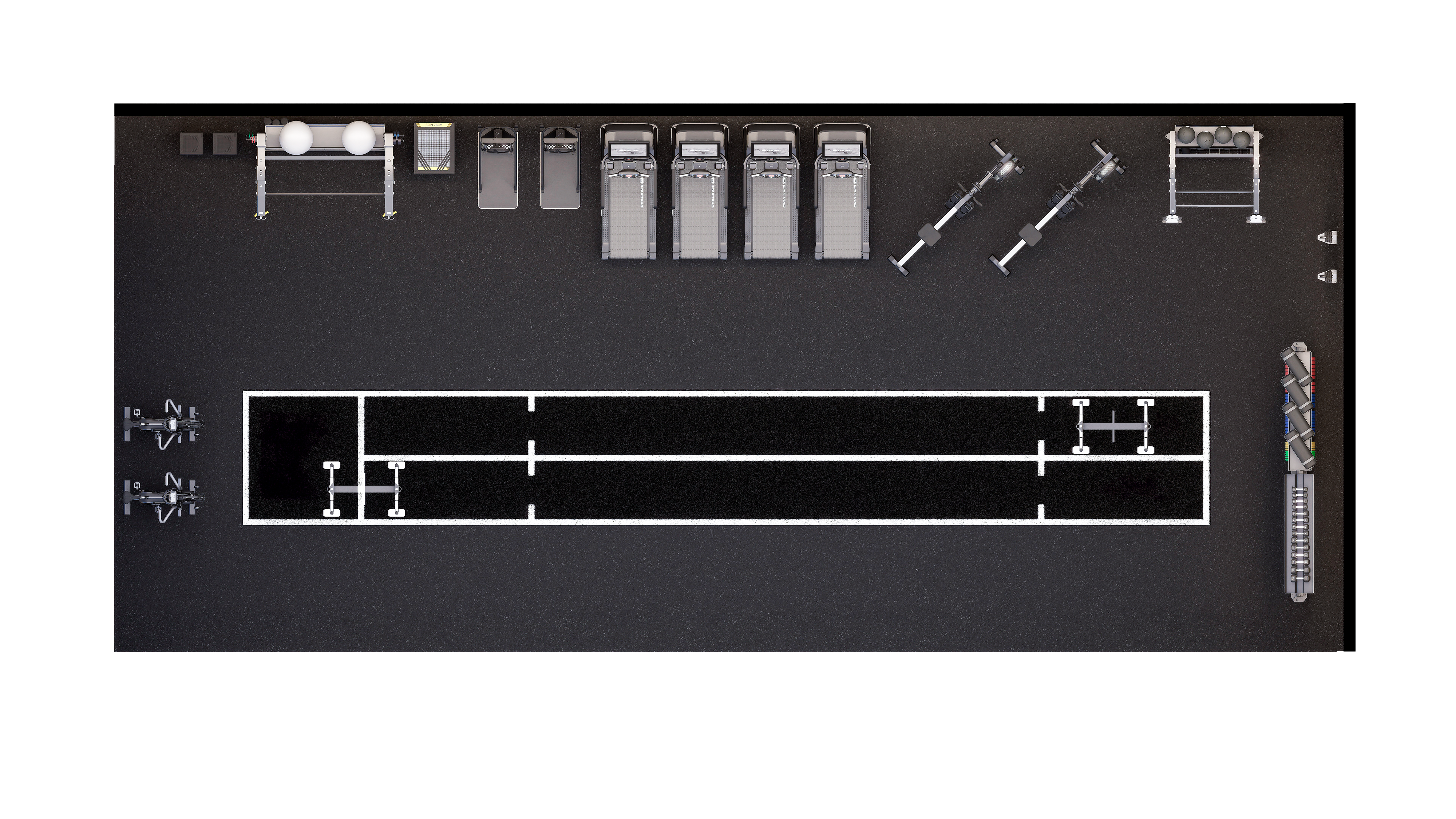 ROX Small Space 1200 pés quadrados_TOPVIEW